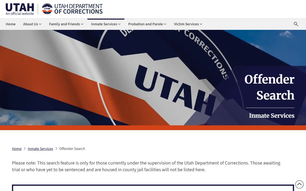 Utah Jail Mugshots Utah Department of Corrections offender search